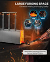 Vevor Portable Forge 3 Burners Propane 2600°F Large Capacity Stainless Steel New