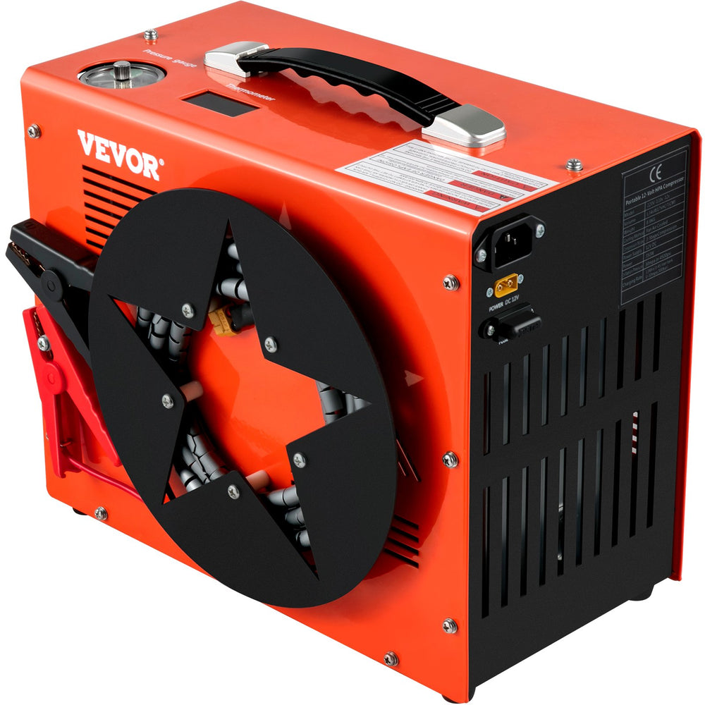 Vevor PCP Air Compressor 4500 PSI Powered by 12V Car or 110V/220V Home Outlet New