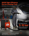 Vevor Dry Ice Blasting Machine 11 lbs. Capacity Cleaner with 4 Nozzles 120V New