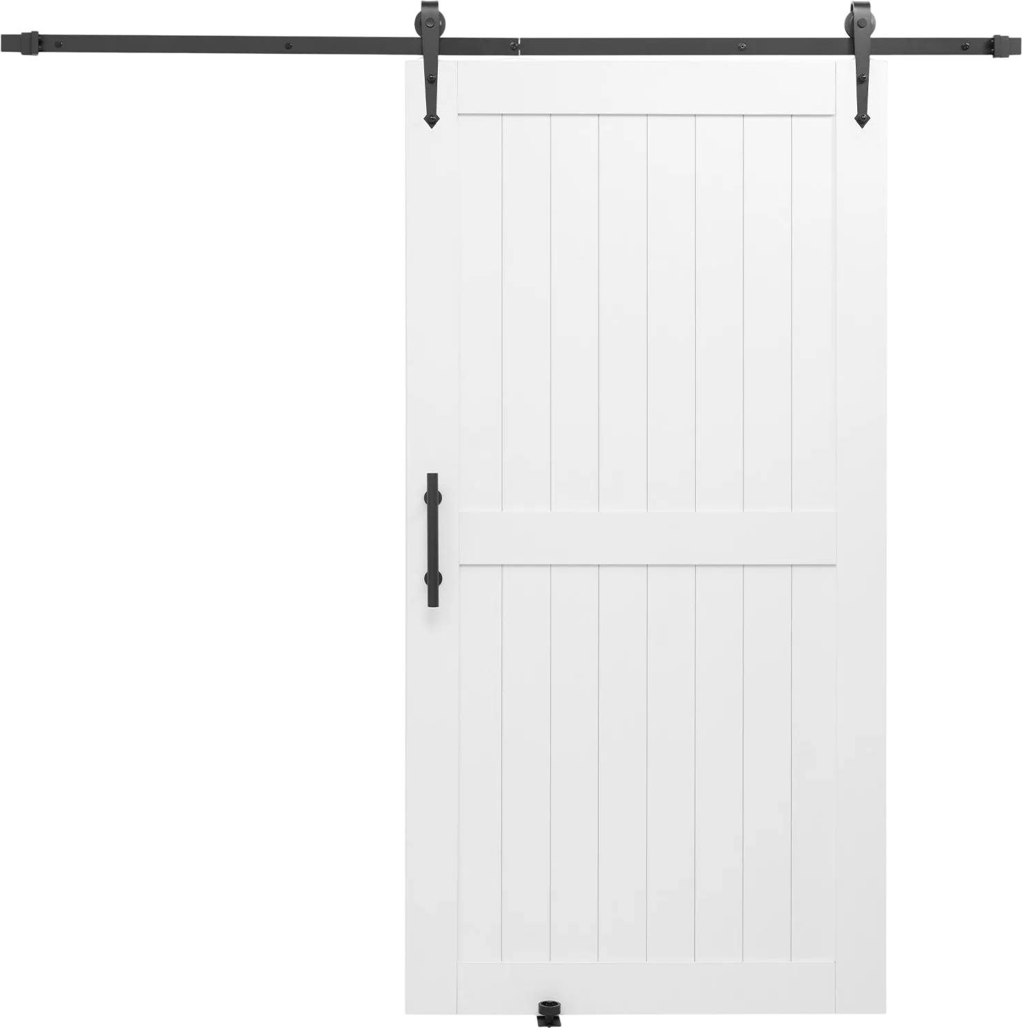 Vevor Sliding Barn Door 42 x 84 in. High-Strength MDF with Hardware Kit New