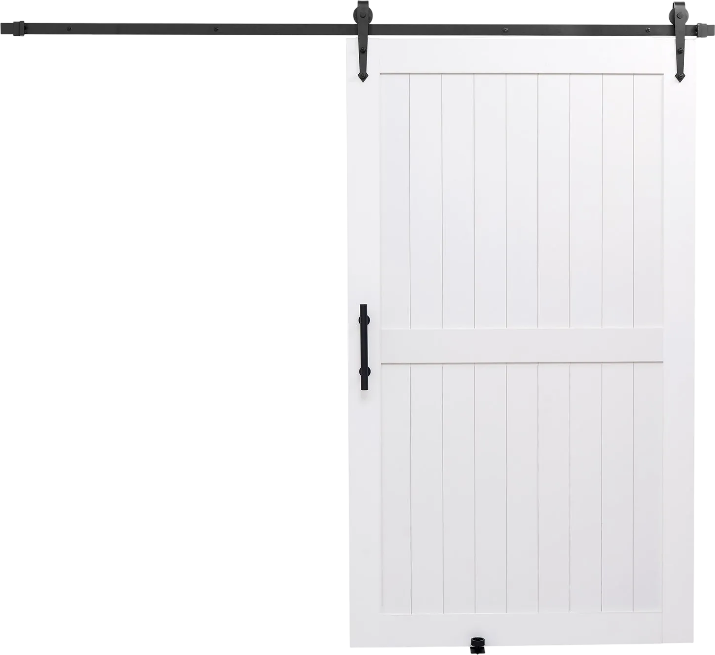 Vevor Sliding Barn Door 48 x 84 in. High-Strength MDF with Hardware Kit New