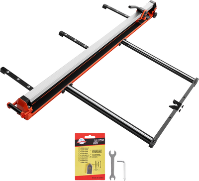 Vevor Manual Tile Cutter 71 in. with Precision Alignment Guide Swivel Wheels New