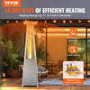 Vevor Propane Patio Heater 48000 BTU Pyramid with Wheels for Outdoors New