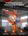 Vevor Electric Chain Hoist 2,200 lbs. 20 ft. Lift Height Wired/Wireless Remote Control 480V New