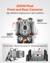 Vevor Sewer Pipe Inspection Robot 197 Ft Detection 2MP Cameras with Touchscreen Tablet New