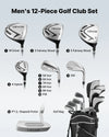 Vevor Men's Golf Club Set 12 Pieces Right Handed with Stand Bag New
