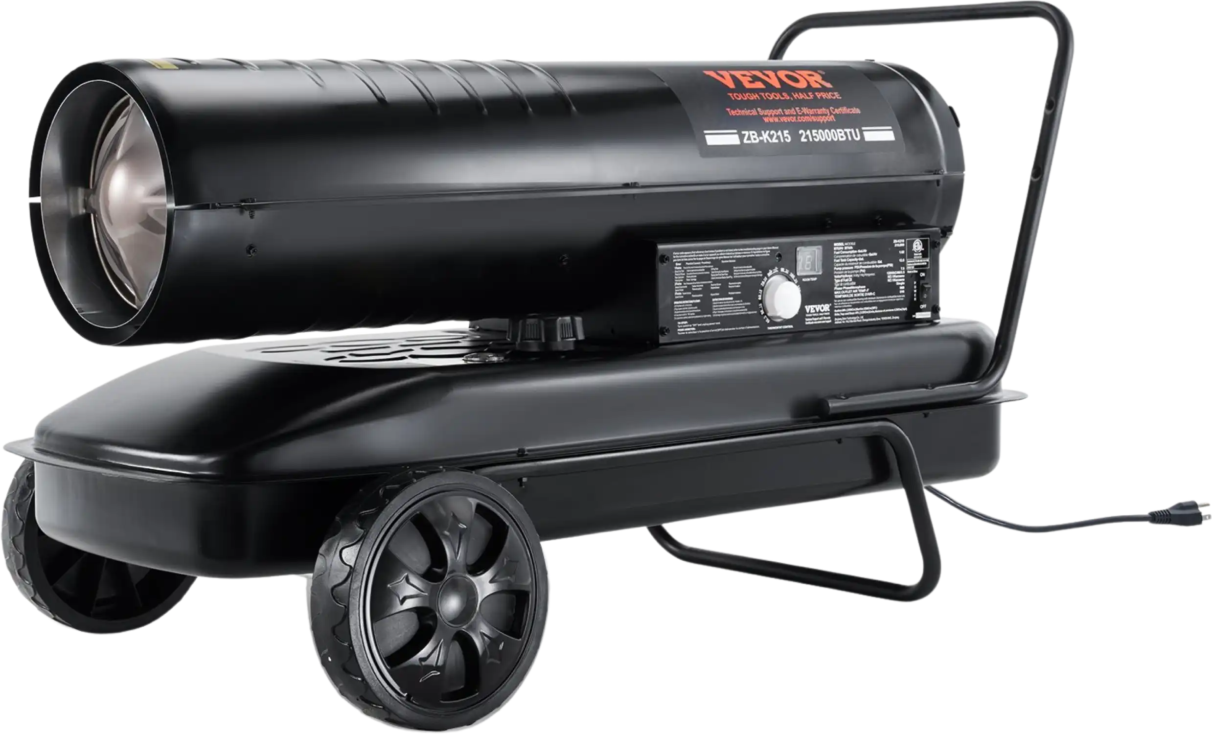 ヤスイ RH380 ロケットヒーター Vevor Kerosene Forced Air Heater 215000 BTU Portable with