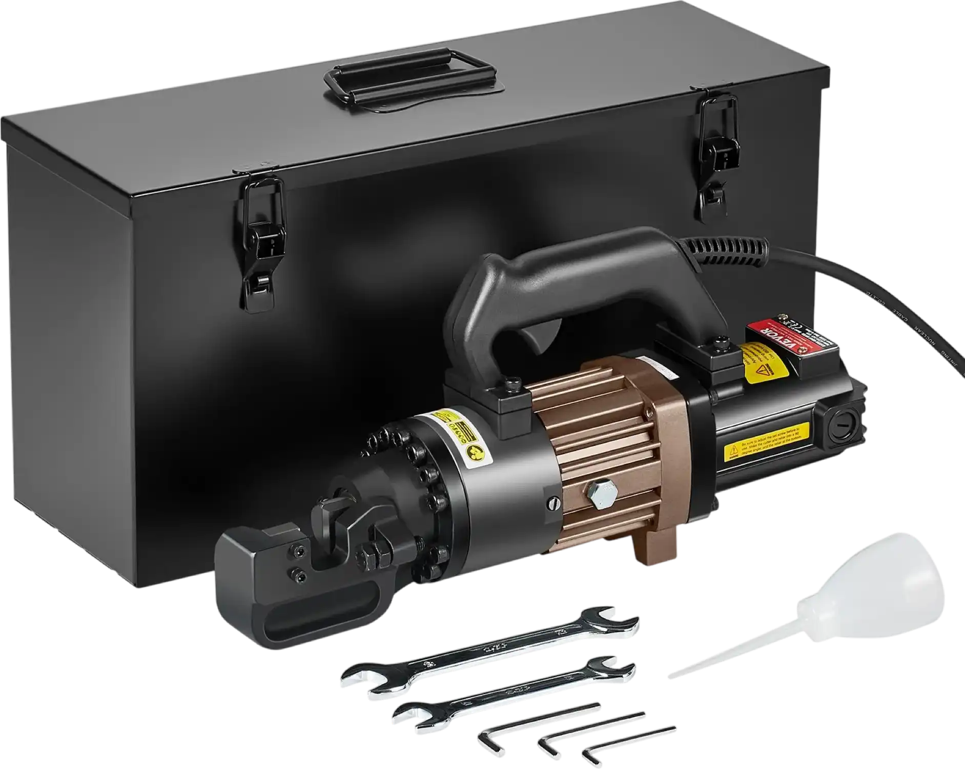 Vevor Electric Hydraulic Rebar Cutter with 4-22mm Cutting Range 1500W New