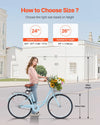 Vevor Cruiser Bicycle with Basket 1-Speed 26" Tires New