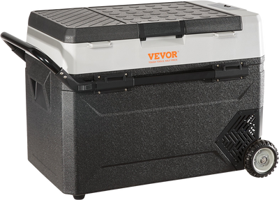 Vevor Car Refrigerator and Freezer Portable Dual Zone Adjustable Temp 56 QT New