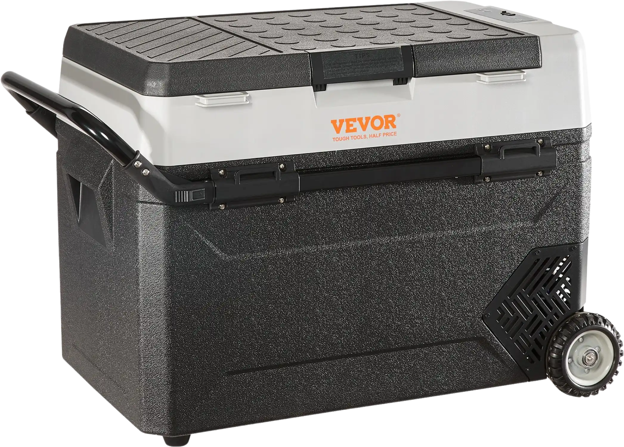 Vevor Car Refrigerator and Freezer Portable Dual Zone Adjustable Temp 56 QT New