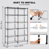 Vevor Plant Stand 6-Tier Shelf with 3000K 200W Full Spectrum Grow Light and Timer New