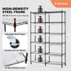 Vevor Plant Stand 6-Tier Shelf with 3000K 200W Full Spectrum Grow Light and Timer New