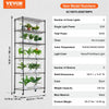 Vevor Plant Stand 6-Tier Shelf with 150W Full Spectrum Grow Light and Timer New