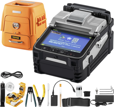 Vevor AI-7 Fiber Fusion Splicer 8s Splicing Time with 5