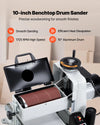 Vevor Benchtop Drum Sander 10" Dual Motor 1 HP 1725 RPM New