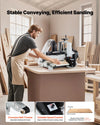 Vevor Benchtop Drum Sander 10" Dual Motor 1 HP 1725 RPM New
