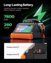 Vevor Fiber Fusion Splicer Core & Clad Alignment 6 Motors with 5" Touchscreen New