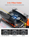 Vevor Fiber Fusion Splicer Core & Clad Alignment 6 Motors with 5" Touchscreen New