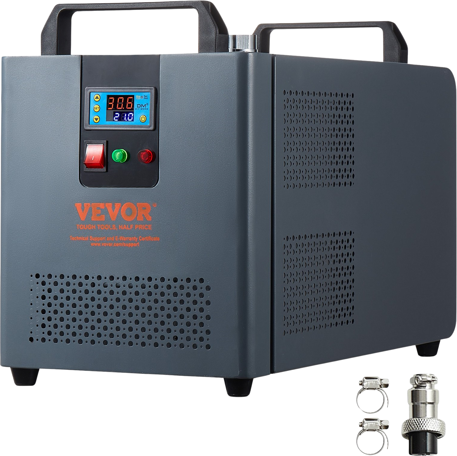 Vevor Industrial Water Chiller KH-6000 12L 7.8 L/min Laser Chiller Compressor New