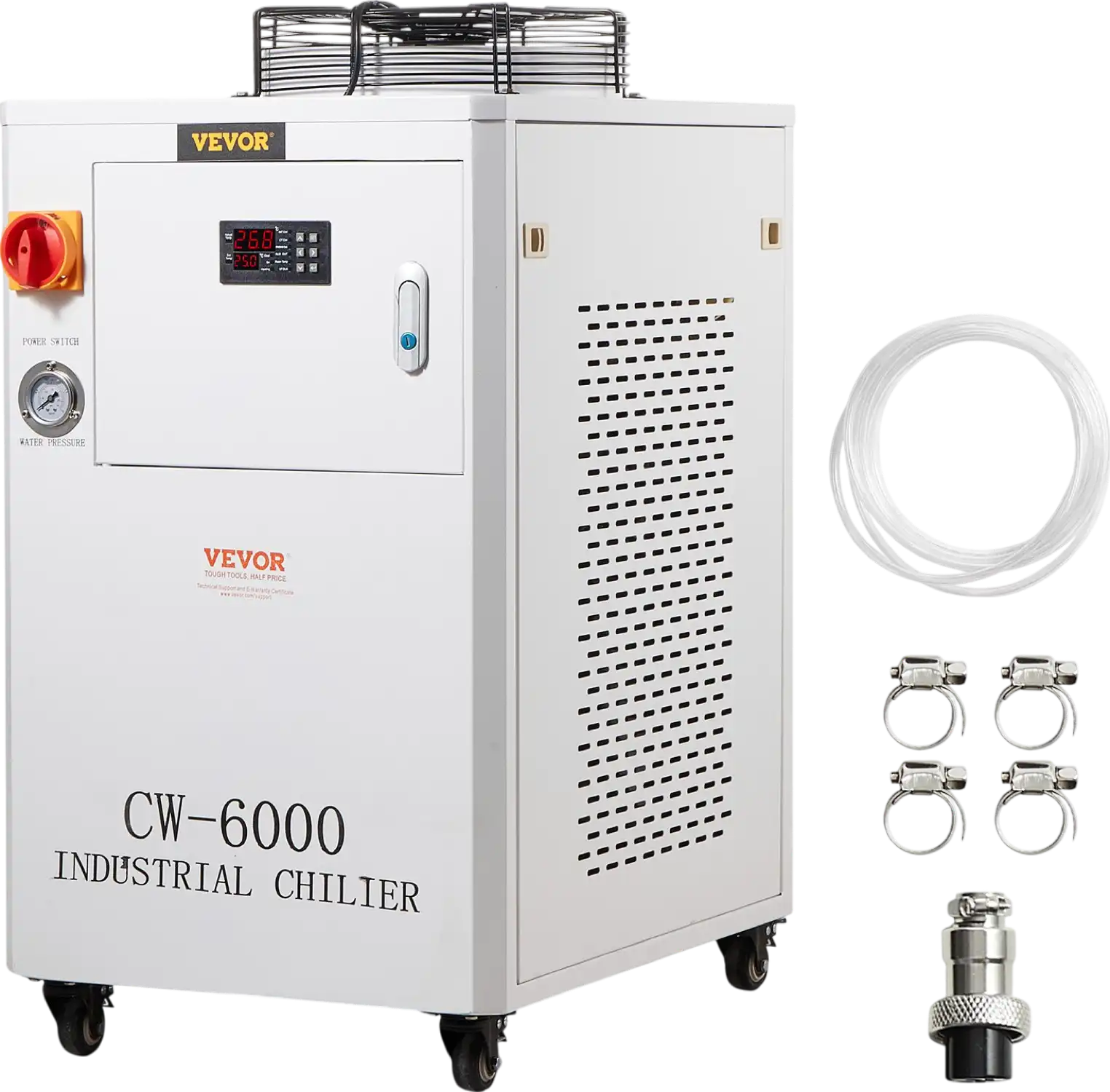 Vevor CW-6000 Industrial Water Chiller with Compressor 65 L/min 1500W New