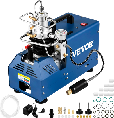 Vevor High Pressure PCP Air Compressor Manual Stop 4500PSI/30MPA/300Bar 1800W 110V New