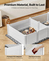 Vevor Puppy Playpen 2-Room Whelping Box with Height Adjustable Door Washable Pad New