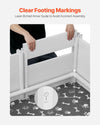 Vevor Puppy Playpen 2-Room Whelping Box with Height Adjustable Door Washable Pad New