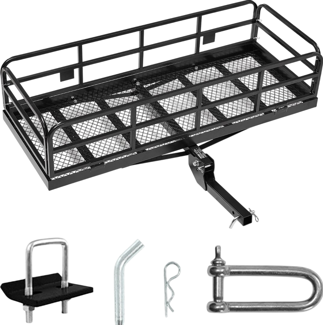 Vevor Hitch Cargo Carrier Foldable 500 Lbs Capacity for 2