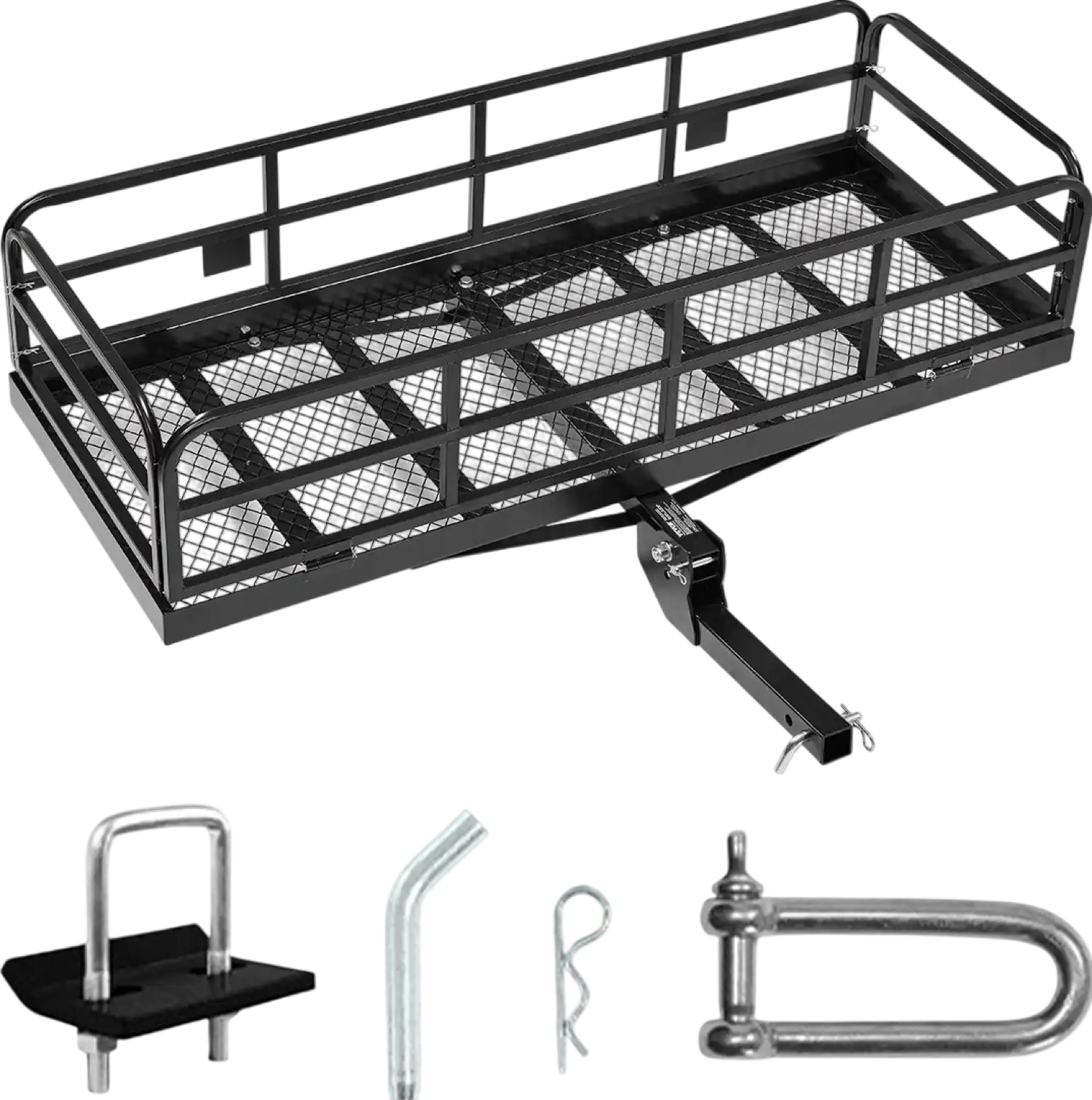 Vevor Hitch Cargo Carrier Foldable 500 Lbs Capacity for 2