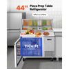 Vevor Refrigerated Prep Table 11 Cu. Ft with 6 Pans and Cutting Board New