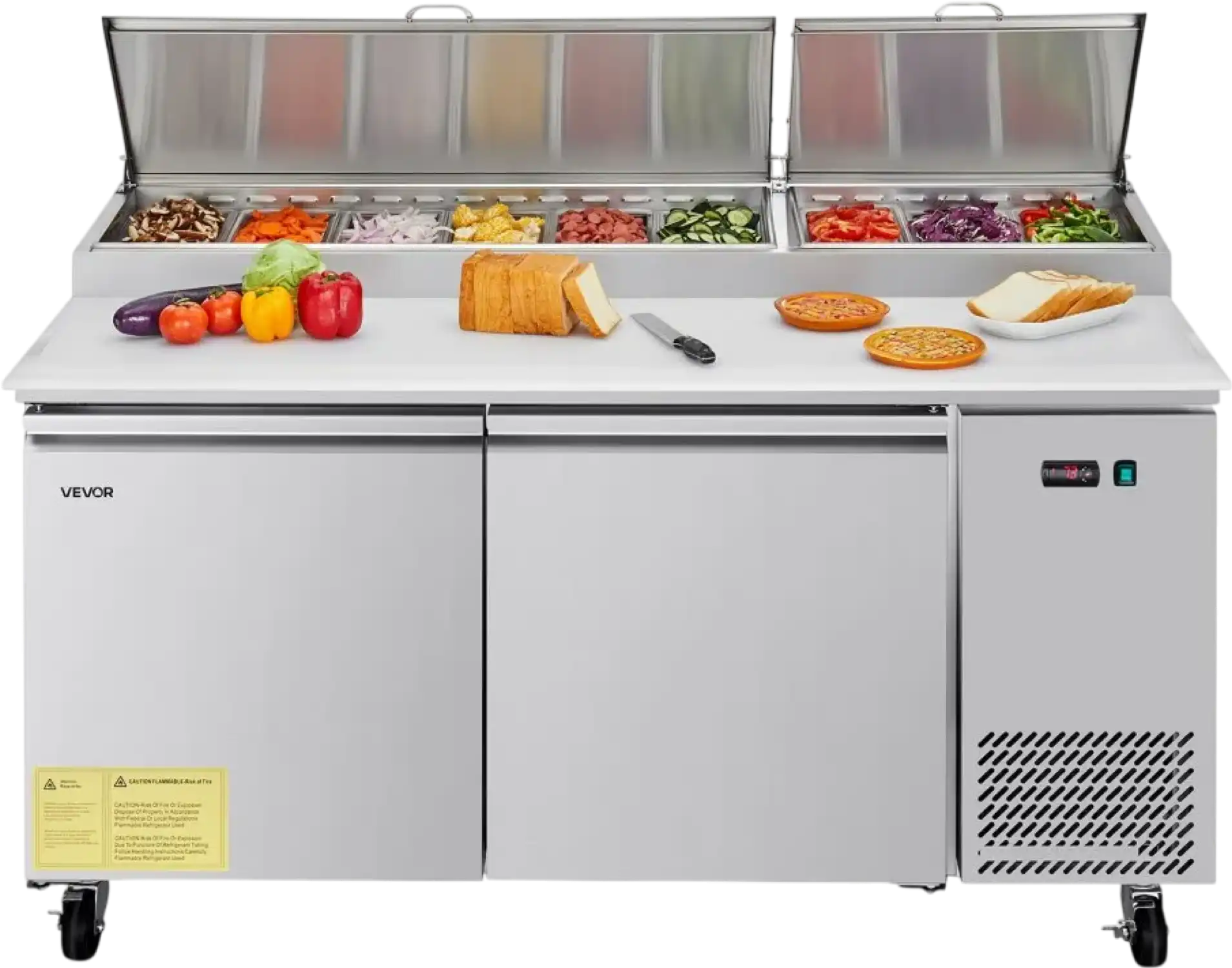Vevor Commercial Refrigerator Prep Table 20