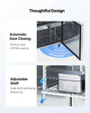 Vevor Refrigerated Prep Table 12.5 Cu. Ft with 12 Pans and 48" Cutting Board New