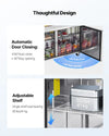 Vevor Commercial Refrigerator Prep Table with 24 Pans and 60" Cutting Board New