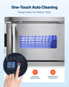Vevor Commercial Ice Maker with Worktop 132 lbs/Day 30 lbs Storage Bin Self-Cleaning New