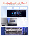 Vevor Commercial Ice Maker with Worktop 330 lbs/Day 88 lbs Storage New