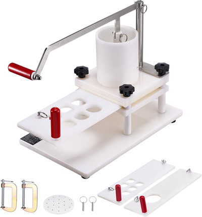 Vevor Manual Beef Patty Maker 3 Convertible Mold 1.5kg Large-Capacity Hopper New