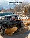 Vevor Electric Winch 10,000 lbs Load Capacity 90 ft. Synthetic Rope Remote Control 12V DC New