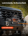 Vevor Electric Winch 12,000 lbs Load Capacity 92 ft. Synthetic Rope Remote Control 12V DC New