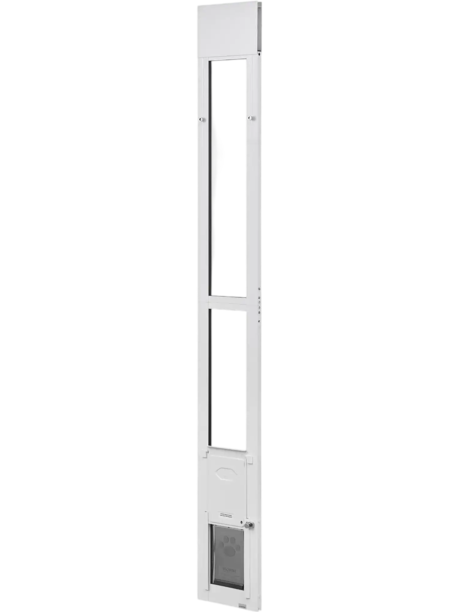 Vevor Dog Door for Sliding Glass Door Adjustable Height Aluminum Frame for Small Pets New