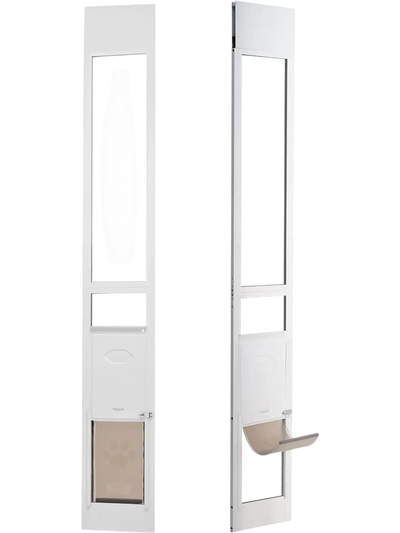 Vevor Dog Door Sliding Glass Adjustable Height Pet Door for Small Dogs New