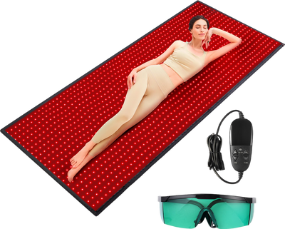 Vevor Red Light Therapy Mat Full Body Cushion 660nm Red & 850nm Near-Infrared Light New