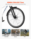 Vevor Hybrid Bicycle Step-Through Frame with 21-Speed Drivetrain Rear Rack New