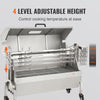 Vevor Spit Rotisserie BBQ Grill 42.3" 132 Lbs Capacity 50W Electric Roaster with Hooded Cover New