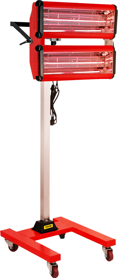 Vevor Infrared Paint Curing Lamp 2000W Short Wave Heater with Stand New