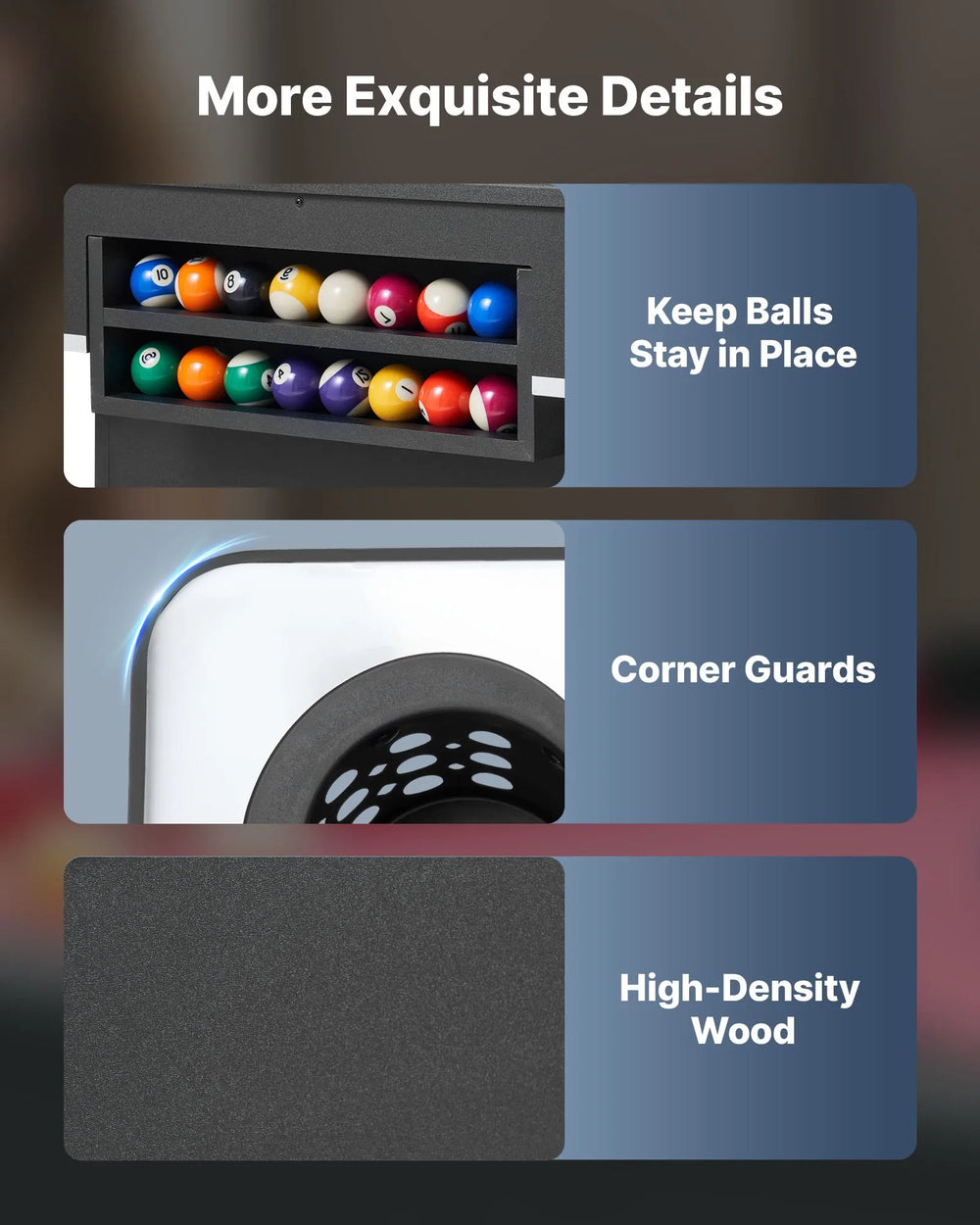 Vevor Billiards Table 6' Portable Pool Table Set with Balls and Cues New