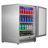 VEVOR 24 inch Indoor/Outdoor Beverage Refrigerator Stainless Steel 185QT Capacity New