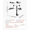 Vevor Ski and Snowboard Rack Hitch Mounted Fits 2" Receiver Holds 6 Pairs or 4 Boards New