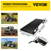 Vevor Skid Steer Quick Attachment Plate & Conversion Adapter Latch Box 1/4" New