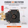 Vevor Pressure Washer Pump 1" Shaft Horizontal Triplex Plunger 4.4 GPM 4400 PSI New